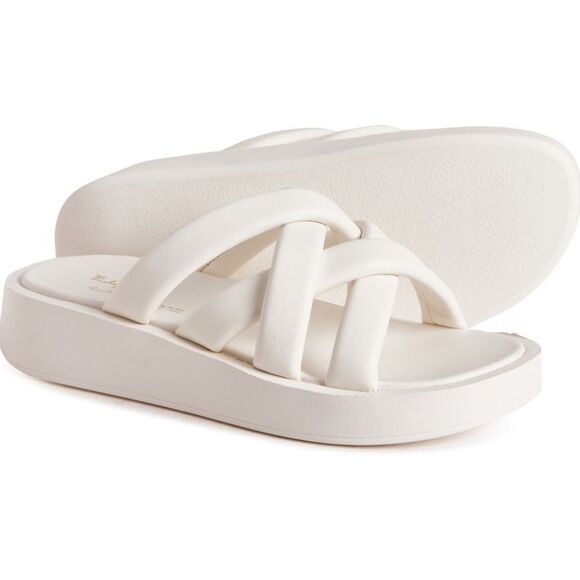 Vintage Havana Size 11 Day Dream Puff Criss Cross Platform Sandal Slip On - Picture 2 of 6